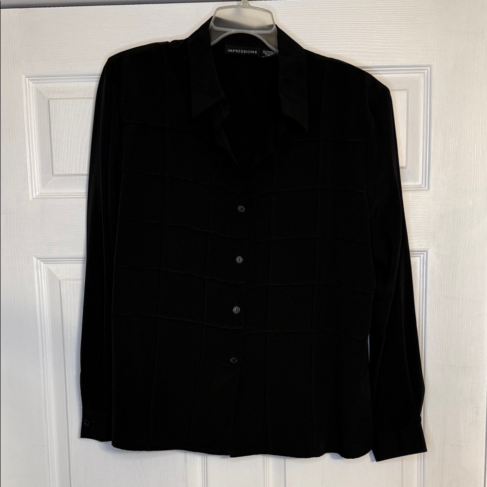 Impressions Black Blouse